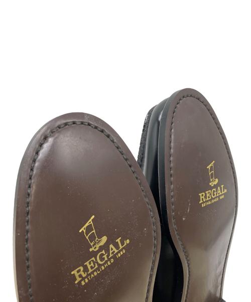 REGAL（リーガルスタンダーズ）REGAL (リーガル) コインローファー ブラック サイズ:24.5cmの古着・服飾アイテム