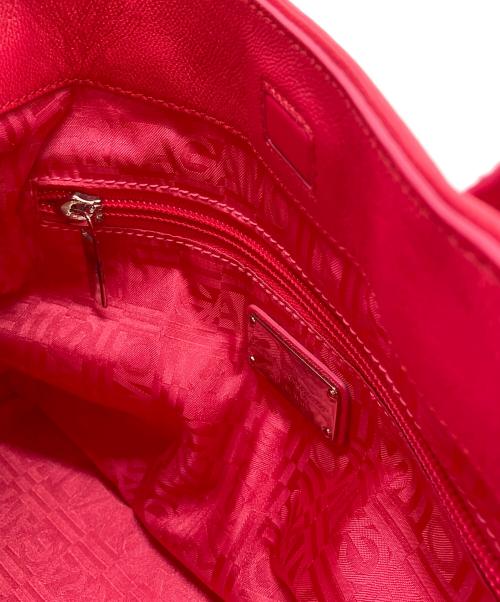 Salvatore Ferragamo（サルヴァトーレ フェラガモ）Salvatore Ferragamo (サルヴァトーレ フェラガモ) ヴェラリボンハンドバッグ ショッキングピンクの古着・服飾アイテム