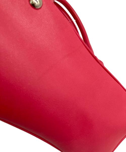 Salvatore Ferragamo（サルヴァトーレ フェラガモ）Salvatore Ferragamo (サルヴァトーレ フェラガモ) ヴェラリボンハンドバッグ ショッキングピンクの古着・服飾アイテム