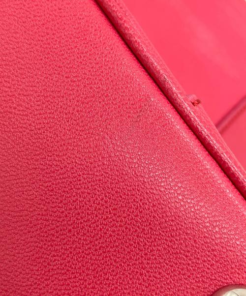 Salvatore Ferragamo（サルヴァトーレ フェラガモ）Salvatore Ferragamo (サルヴァトーレ フェラガモ) ヴェラリボンハンドバッグ ショッキングピンクの古着・服飾アイテム