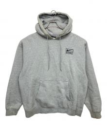 NIKE×stussy（ナイキ×ステューシー）の古着「FLC Hoodie」｜グレー