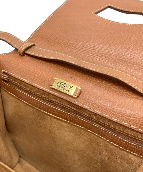 LOEWE（ロエベ）LOEWE (ロエベ) バルセロナ 2WAYバッグ  オールド ブラウンの古着・服飾アイテム