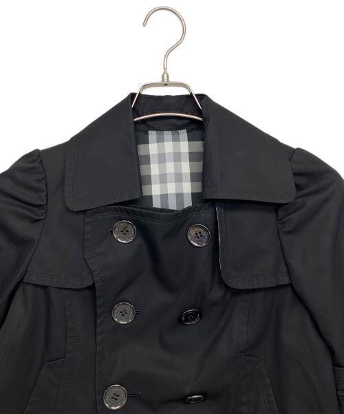 BURBERRY BLUE LABEL（バーバリー ブルー レーベル）BURBERRY BLUE LABEL (バーバリー ブルー レーベル) ショートコート ブラック サイズ:38の古着・服飾アイテム