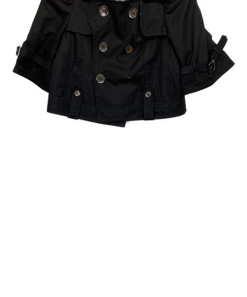 BURBERRY BLUE LABEL（バーバリー ブルー レーベル）BURBERRY BLUE LABEL (バーバリー ブルー レーベル) ショートコート ブラック サイズ:38の古着・服飾アイテム