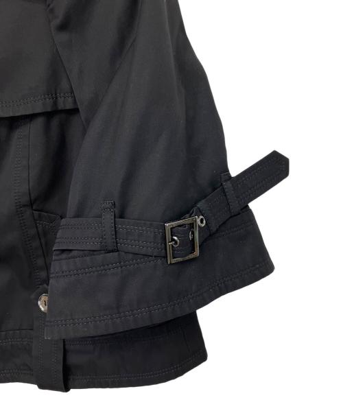 BURBERRY BLUE LABEL（バーバリー ブルー レーベル）BURBERRY BLUE LABEL (バーバリー ブルー レーベル) ショートコート ブラック サイズ:38の古着・服飾アイテム