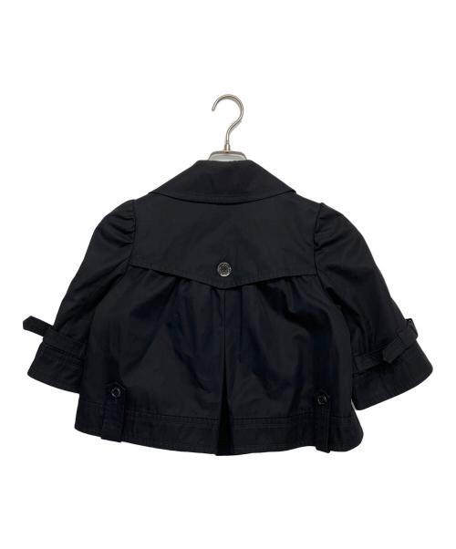 BURBERRY BLUE LABEL（バーバリー ブルー レーベル）BURBERRY BLUE LABEL (バーバリー ブルー レーベル) ショートコート ブラック サイズ:38の古着・服飾アイテム