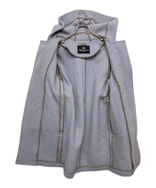 Aquascutum（アクアスキュータム）Aquascutum (アクアスキュータム) ロングダッフルコート ラベンダー サイズ:8の古着・服飾アイテム
