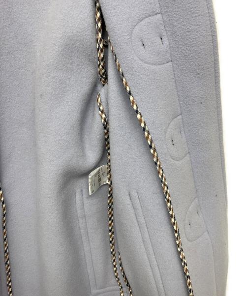 Aquascutum（アクアスキュータム）Aquascutum (アクアスキュータム) ロングダッフルコート ラベンダー サイズ:8の古着・服飾アイテム
