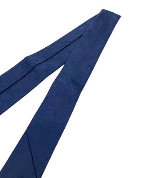 Berluti（ベルルッティ）Berluti (ベルルッティ) カリグラフィ柄 ネクタイ ネイビー サイズ:FREEの古着・服飾アイテム