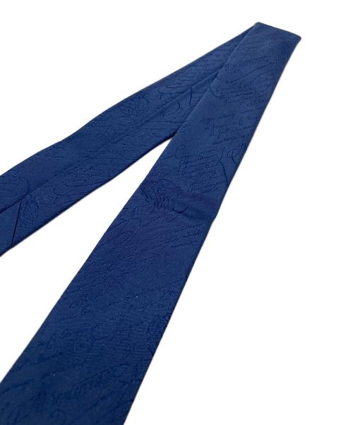 Berluti（ベルルッティ）Berluti (ベルルッティ) カリグラフィ柄 ネクタイ ネイビー サイズ:FREEの古着・服飾アイテム