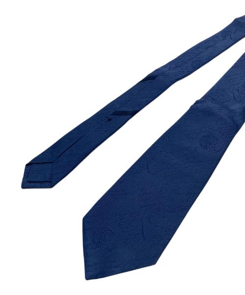 Berluti（ベルルッティ）Berluti (ベルルッティ) カリグラフィ柄 ネクタイ ネイビー サイズ:FREEの古着・服飾アイテム