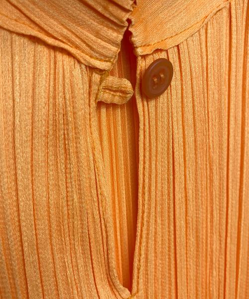 PLEATS PLEASE（プリーツプリーズ）PLEATS PLEASE (プリーツプリーズ) 半袖ブラウス オレンジ サイズ:3の古着・服飾アイテム