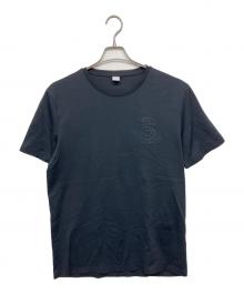 Berluti（ベルルッティ）の古着「R22JRS72JAEK　コットンロゴ刺繍Tシャツ」｜ブラック
