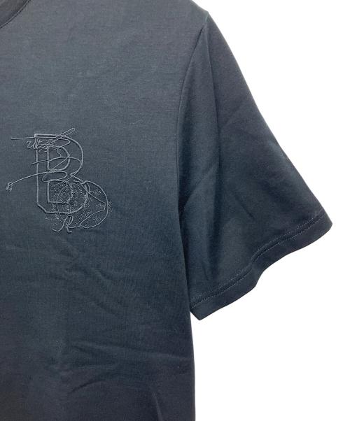Berluti（ベルルッティ）Berluti (ベルルッティ) R22JRS72JAEK　コットンロゴ刺繍Tシャツ ブラック サイズ:Mの古着・服飾アイテム