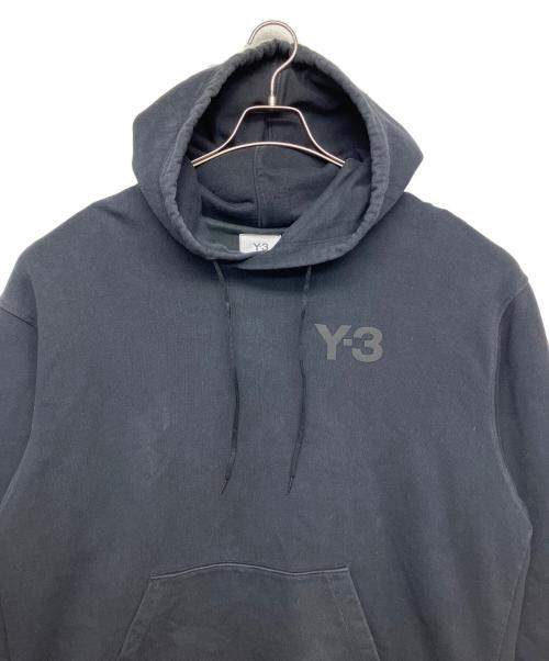 Y-3（ワイスリー）Y-3 (ワイスリー) CLASSIC CHEST LOGO HOODIE ブラック サイズ:Lの古着・服飾アイテム