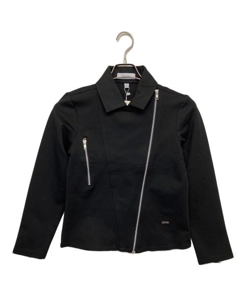 Calvin Klein（カルバンクライン）Calvin Klein (カルバンクライン) シングルライダースジャケット ブラック サイズ:M 未使用品の古着・服飾アイテム