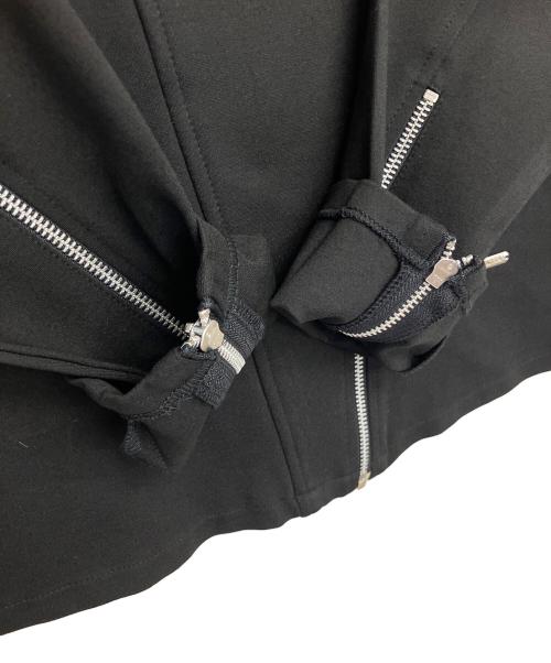 Calvin Klein（カルバンクライン）Calvin Klein (カルバンクライン) シングルライダースジャケット ブラック サイズ:M 未使用品の古着・服飾アイテム