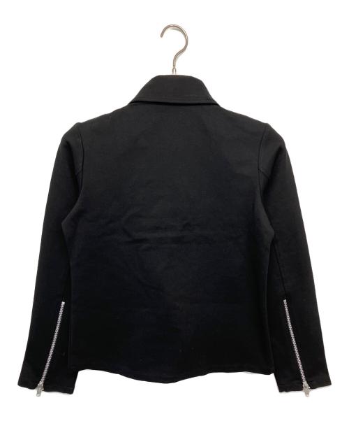 Calvin Klein（カルバンクライン）Calvin Klein (カルバンクライン) シングルライダースジャケット ブラック サイズ:M 未使用品の古着・服飾アイテム