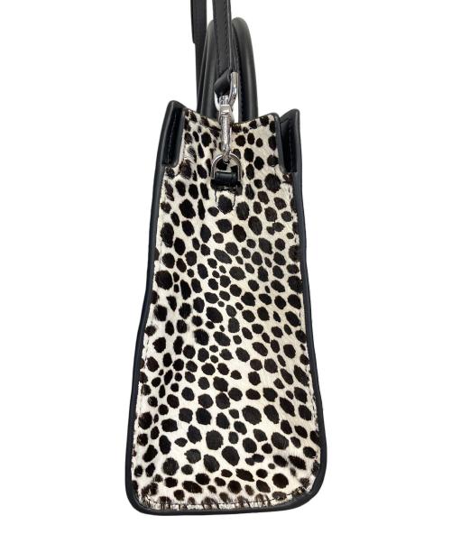 MICHAEL KORS（マイケル・コース）MICHAEL KORS (マイケル・コース) 2WAYバッグ アイボリー×ブラックの古着・服飾アイテム