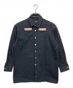 RAF SIMONSラフシモンズ）の古着「Slim Fit Denim Shirt」｜ブラック