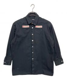 RAF SIMONS（ラフシモンズ）の古着「Slim Fit Denim Shirt」｜ブラック