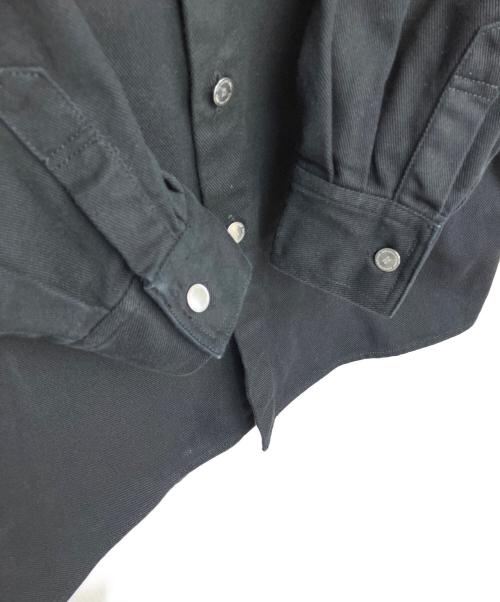 RAF SIMONS（ラフシモンズ）RAF SIMONS (ラフシモンズ) Slim Fit Denim Shirt ブラック サイズ:Mの古着・服飾アイテム