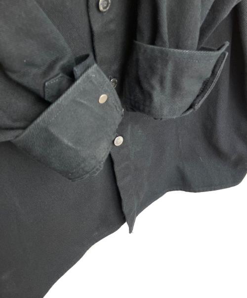 RAF SIMONS（ラフシモンズ）RAF SIMONS (ラフシモンズ) Slim Fit Denim Shirt ブラック サイズ:Mの古着・服飾アイテム