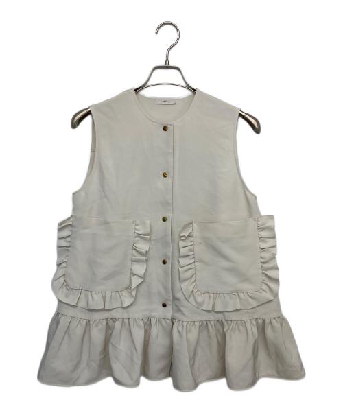 YORI（ヨリ）YORI (ヨリ) ノースリーブシャツ ベージュ サイズ:FREEの古着・服飾アイテム