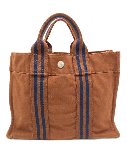 HERMES（エルメス）HERMES (エルメス) フールトゥPM ハンドバッグ ブラウンの古着・服飾アイテム