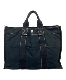 HERMES（エルメス）の古着「ドーヴィルMM トートバッグ」｜ブラック