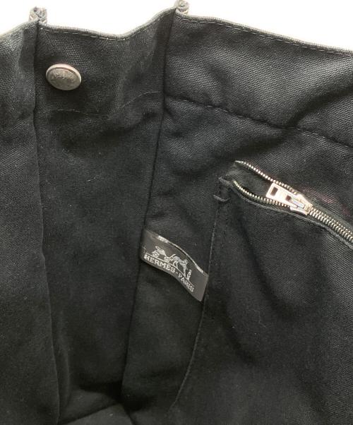 HERMES（エルメス）HERMES (エルメス) ドーヴィルMM トートバッグ ブラックの古着・服飾アイテム