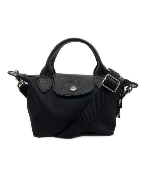 LONGCHAMP（ロンシャン）LONGCHAMP (ロンシャン) ル プリアージュ® エナジー XS トップハンドルバッグ ブラックの古着・服飾アイテム