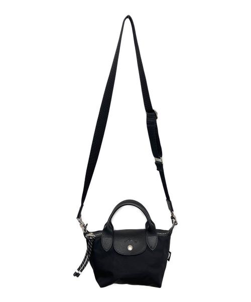 LONGCHAMP（ロンシャン）LONGCHAMP (ロンシャン) ル プリアージュ® エナジー XS トップハンドルバッグ ブラックの古着・服飾アイテム
