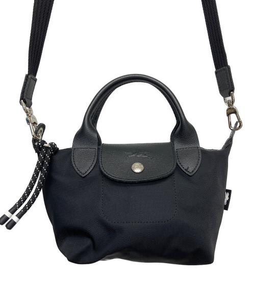 LONGCHAMP（ロンシャン）LONGCHAMP (ロンシャン) ル プリアージュ® エナジー XS トップハンドルバッグ ブラックの古着・服飾アイテム