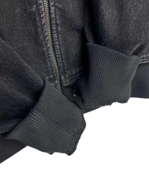 adidas（アディダス）adidas (アディダス) アディカラーデニムトラックトップ ブラック サイズ:XLの古着・服飾アイテム