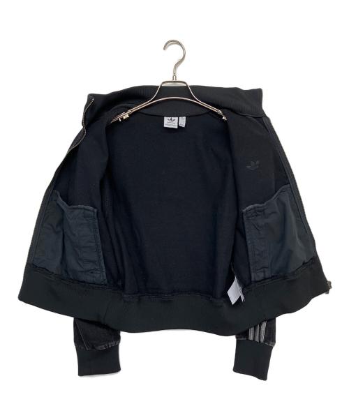 adidas（アディダス）adidas (アディダス) アディカラーデニムトラックトップ ブラック サイズ:XLの古着・服飾アイテム