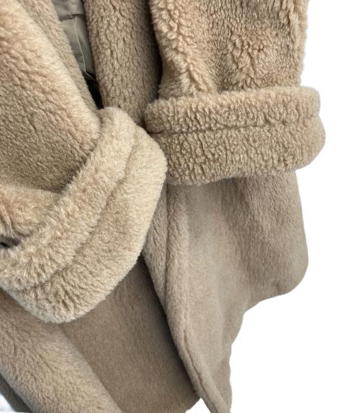MaxMara（マックスマーラ）MaxMara (マックスマーラ) TEDDY BEAR ICON COAT ブラウン サイズ:38の古着・服飾アイテム