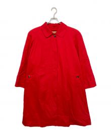 Burberry's（バーバリーズ）の古着「FD059-918-18　ステンカラーコート」｜レッド