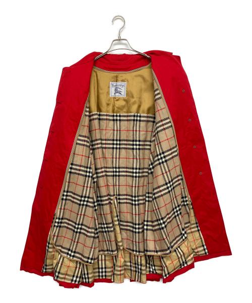 Burberry's（バーバリーズ）Burberry's (バーバリーズ) FD059-918-18　ステンカラーコート レッド サイズ:Mの古着・服飾アイテム