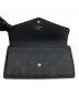 中古・古着 LOUIS VUITTON (ルイ ヴィトン) M61182　長財布 ブラック：45000円