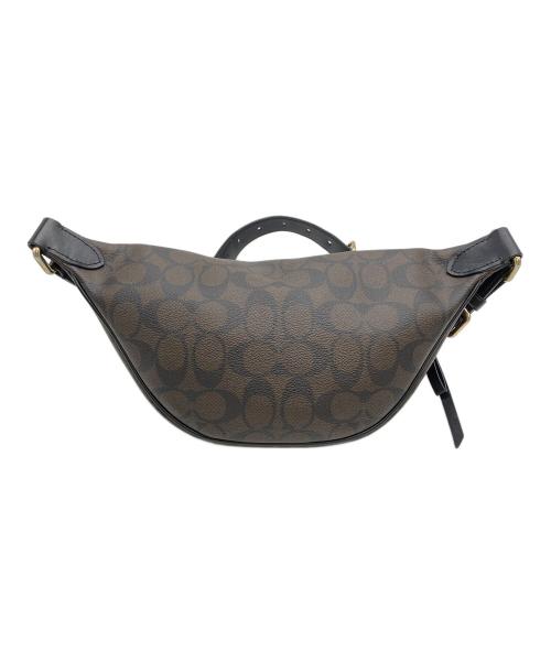 COACH（コーチ）COACH (コーチ) シグネチャー ボディバッグ ブラウンの古着・服飾アイテム