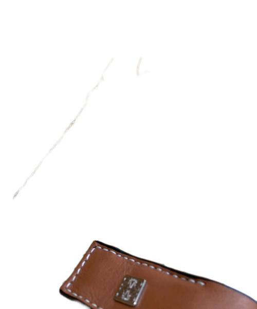 LOEWE（ロエベ）LOEWE (ロエベ) クラシックバスケット カゴバッグ アイボリー×ブラウンの古着・服飾アイテム