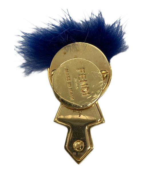 FENDI（フェンディ）FENDI (フェンディ) カールラガーフェルド メタル ミンク ゴールド カフス サイズ:表記なしの古着・服飾アイテム