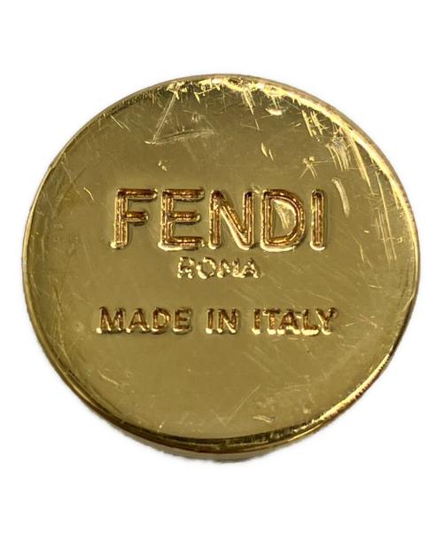 FENDI（フェンディ）FENDI (フェンディ) カールラガーフェルド メタル ミンク ゴールド カフス サイズ:表記なしの古着・服飾アイテム