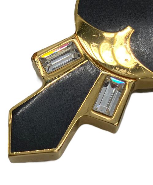 FENDI（フェンディ）FENDI (フェンディ) カールラガーフェルド メタル ミンク ゴールド カフス サイズ:表記なしの古着・服飾アイテム