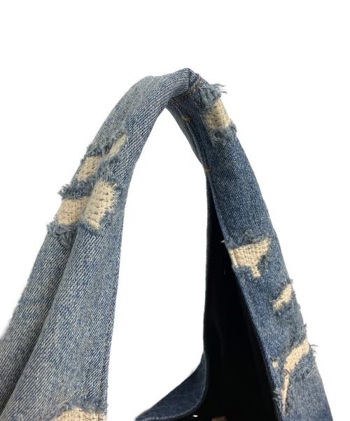 MARC JACOBS（マークジェイコブス）MARC JACOBS (マークジェイコブス) SACK BAG DENIM ネイビーの古着・服飾アイテム