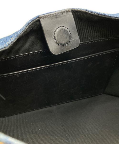MARC JACOBS（マークジェイコブス）MARC JACOBS (マークジェイコブス) SACK BAG DENIM ネイビーの古着・服飾アイテム