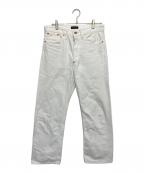 RRLダブルアールエル）の古着「1927 Buckle Back Jeans 12.5oz　カラーパンツ」｜ホワイト