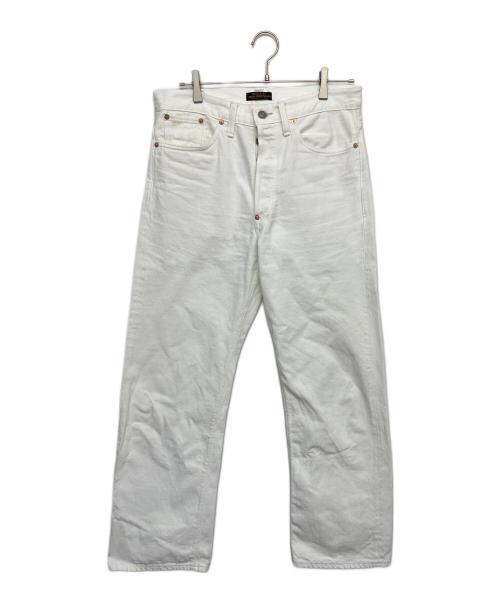 RRL（ダブルアールエル）RRL (ダブルアールエル) 1927 Buckle Back Jeans 12.5oz　カラーパンツ ホワイト サイズ: 78.5cm (W31)の古着・服飾アイテム