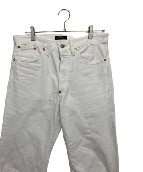 RRL（ダブルアールエル）RRL (ダブルアールエル) 1927 Buckle Back Jeans 12.5oz　カラーパンツ ホワイト サイズ: 78.5cm (W31)の古着・服飾アイテム